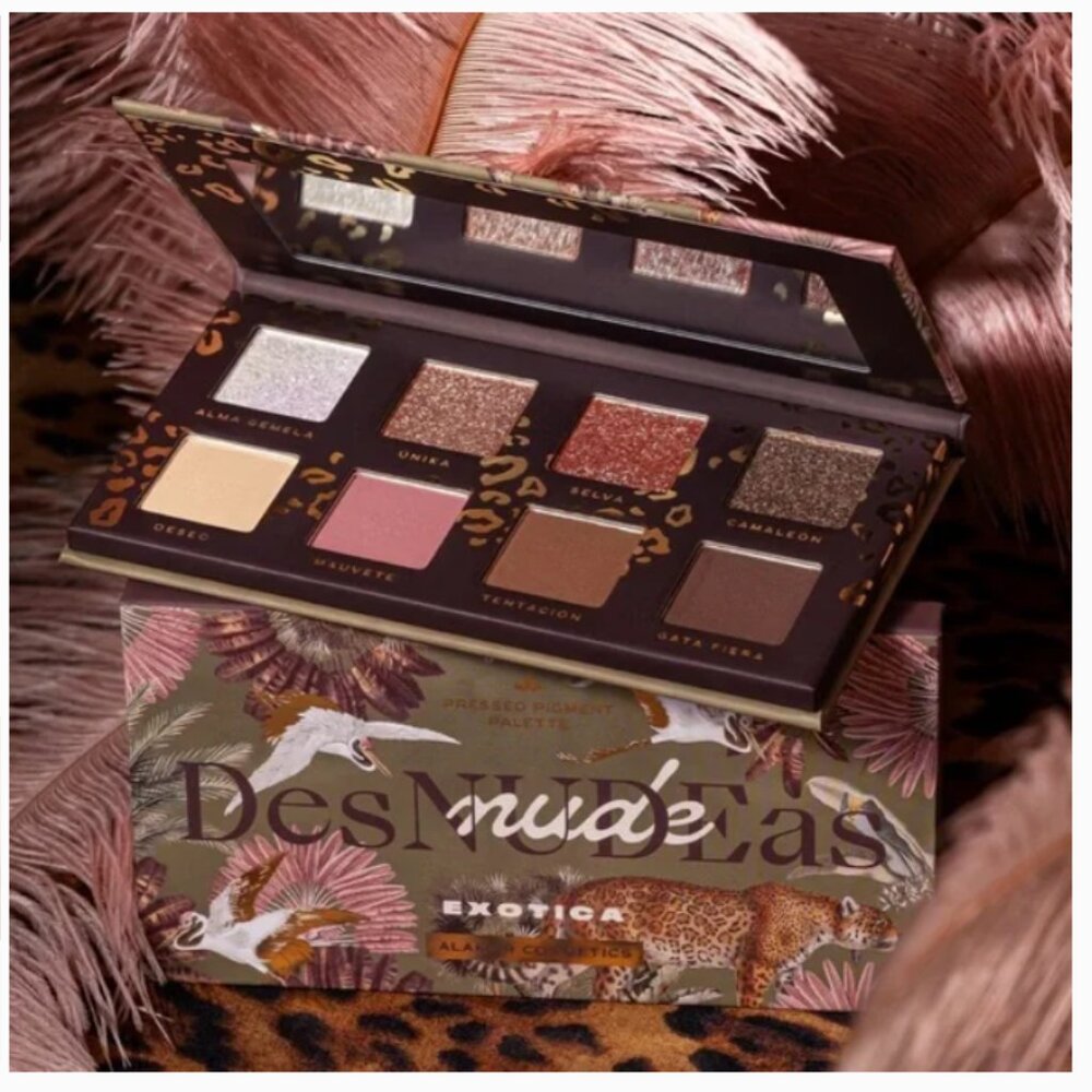 Alamar Des Nudes Eas Exotica Sparkling Nudes Eyeshadow Palette, New, In Box